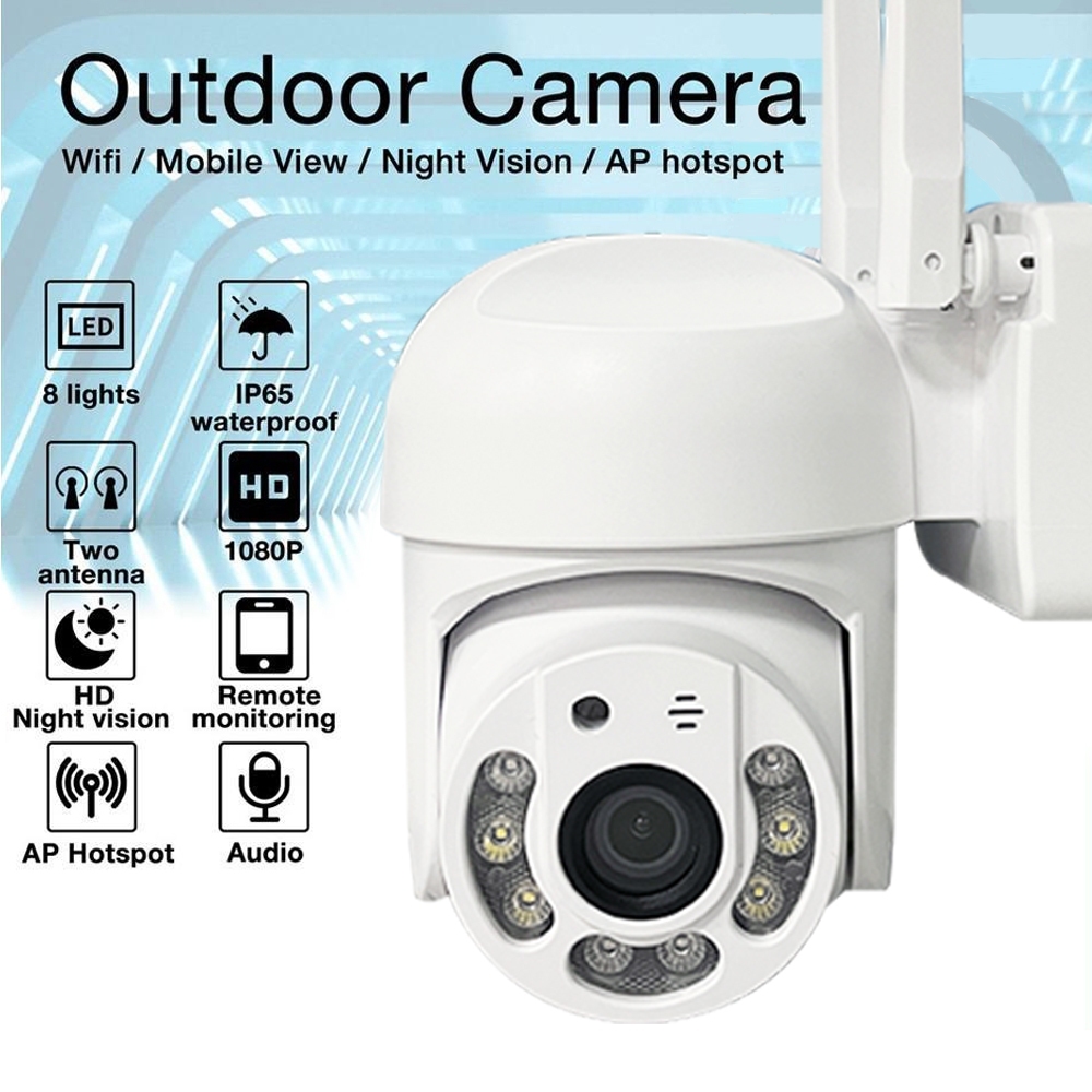 V380 P1 CCTV Camera Outdoor Wireless Camera Waterproof Night Vision Video Security Alarm Cloud