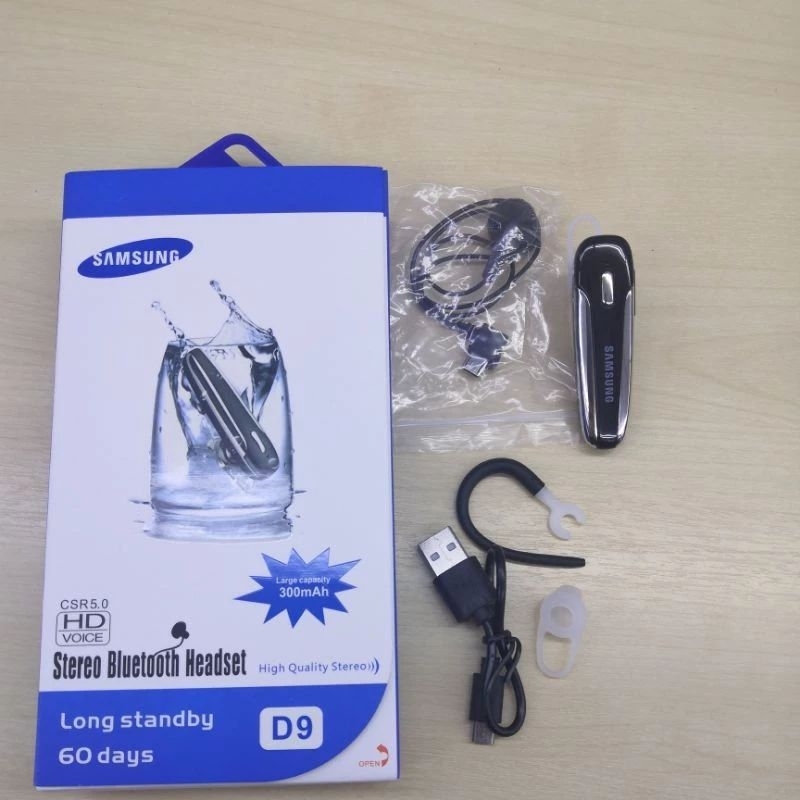 ( Ready To Stock )D9 D10 Orginal waterproof Bluetooth earphone 24hour battery backup