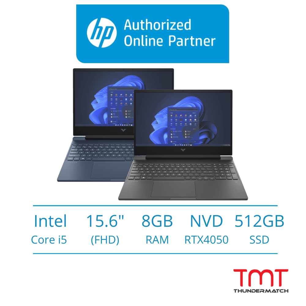 HP Victus Gaming 15-fa1231TX/fa1232TX Laptop | i5-12450H | 8GB RAM 512GB SSD | 15.6" FHD(1920x1080)(