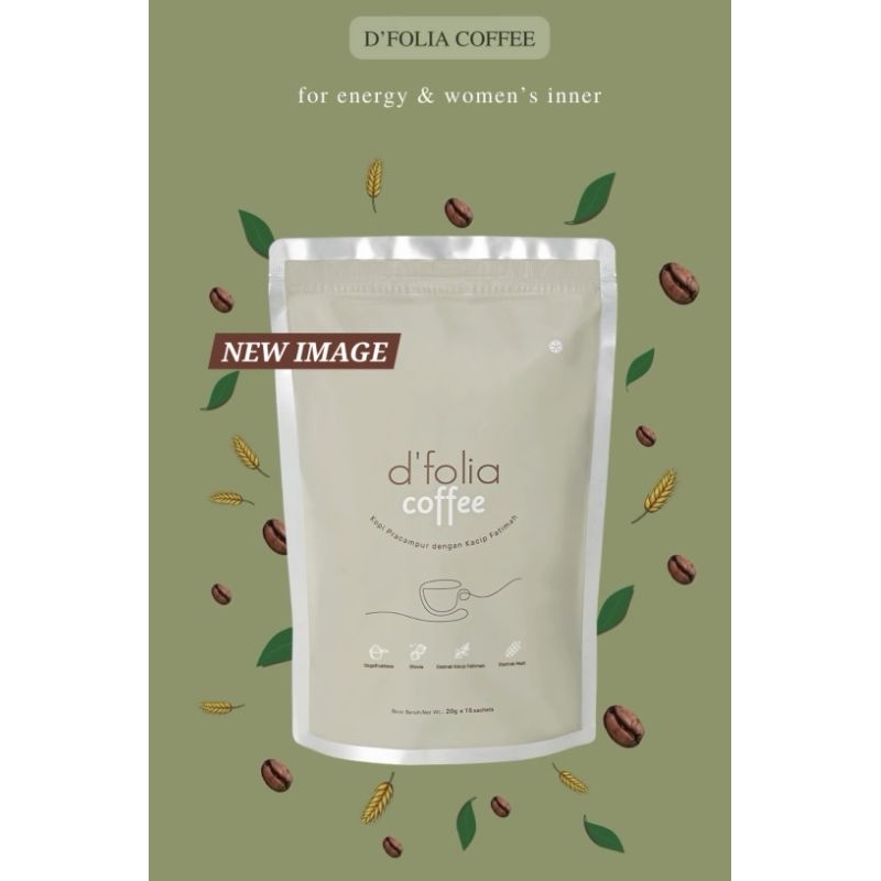 DFOLIA COFFEE SENDAYU TINGGI KOPI D'FOLIA KACIP FATIMAH KHAS MERAWAT DALAMAN WANITA DAN BERI TENAGA
