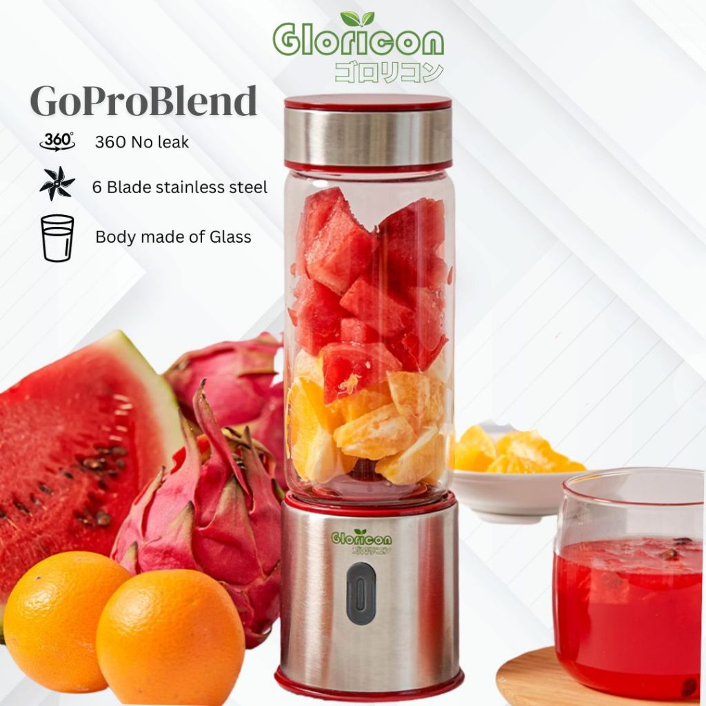 GLORICON GOPRO BLEND USB Portable Rechargeable Electric Juice Blender