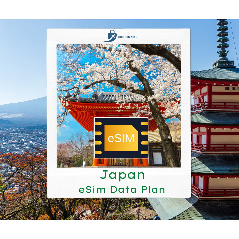 【esim JAPAN】 eSIM Japan (Daily) eSim Data Plan【4-15days】【1GB-3GB Daily】GoGo Roaming eSIM data plan