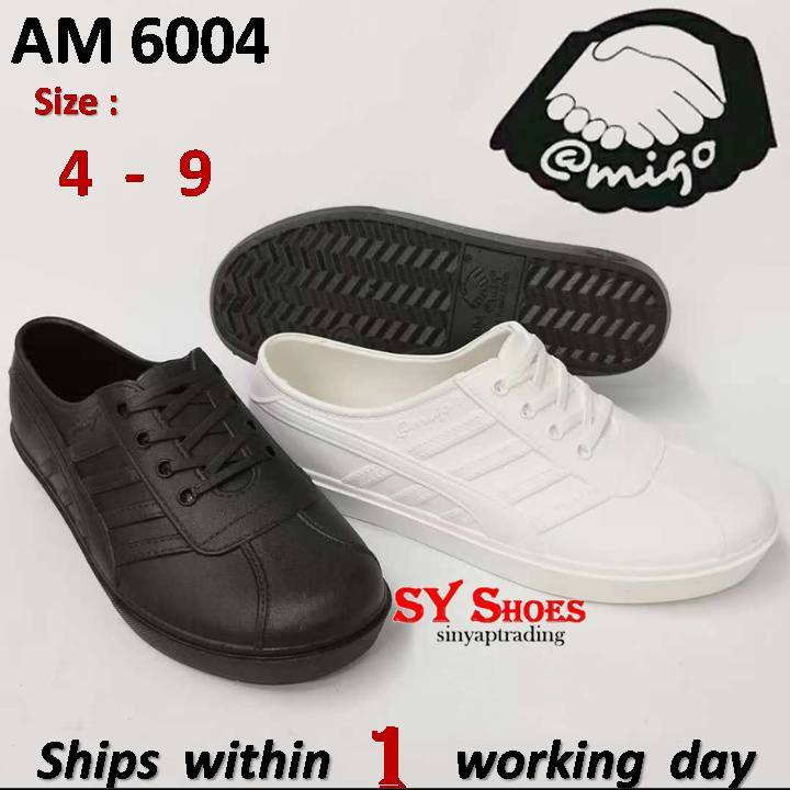 (SY Shoes) Kasut Getah "@migo" Water Proof PV Rubber Shoes (AM 6004)