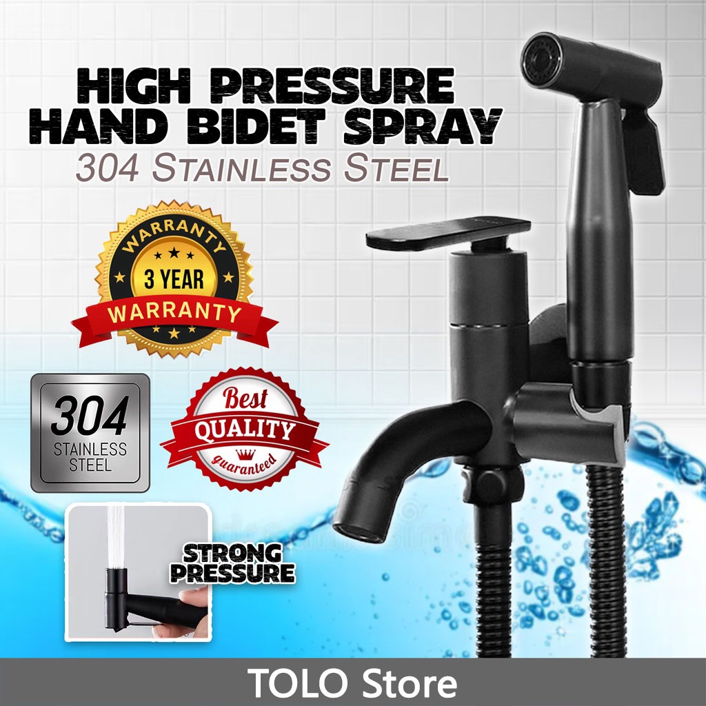 Bidet spray set hand bidet two way paip toilet pipe water bathroom High pressure water column