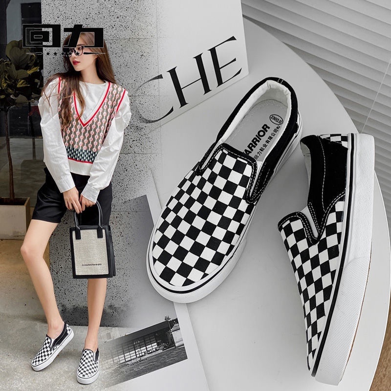 vans shoes Casual Shoes unisex canvas shoes New Chessboard Checkerboard Set Footwear, Luxury High Quality Sports Shoes,