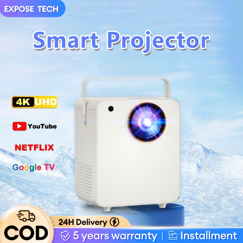 EXPOSE 4K Android Projector Murah UHD Projector Connect Mobile Phone For Home Theater