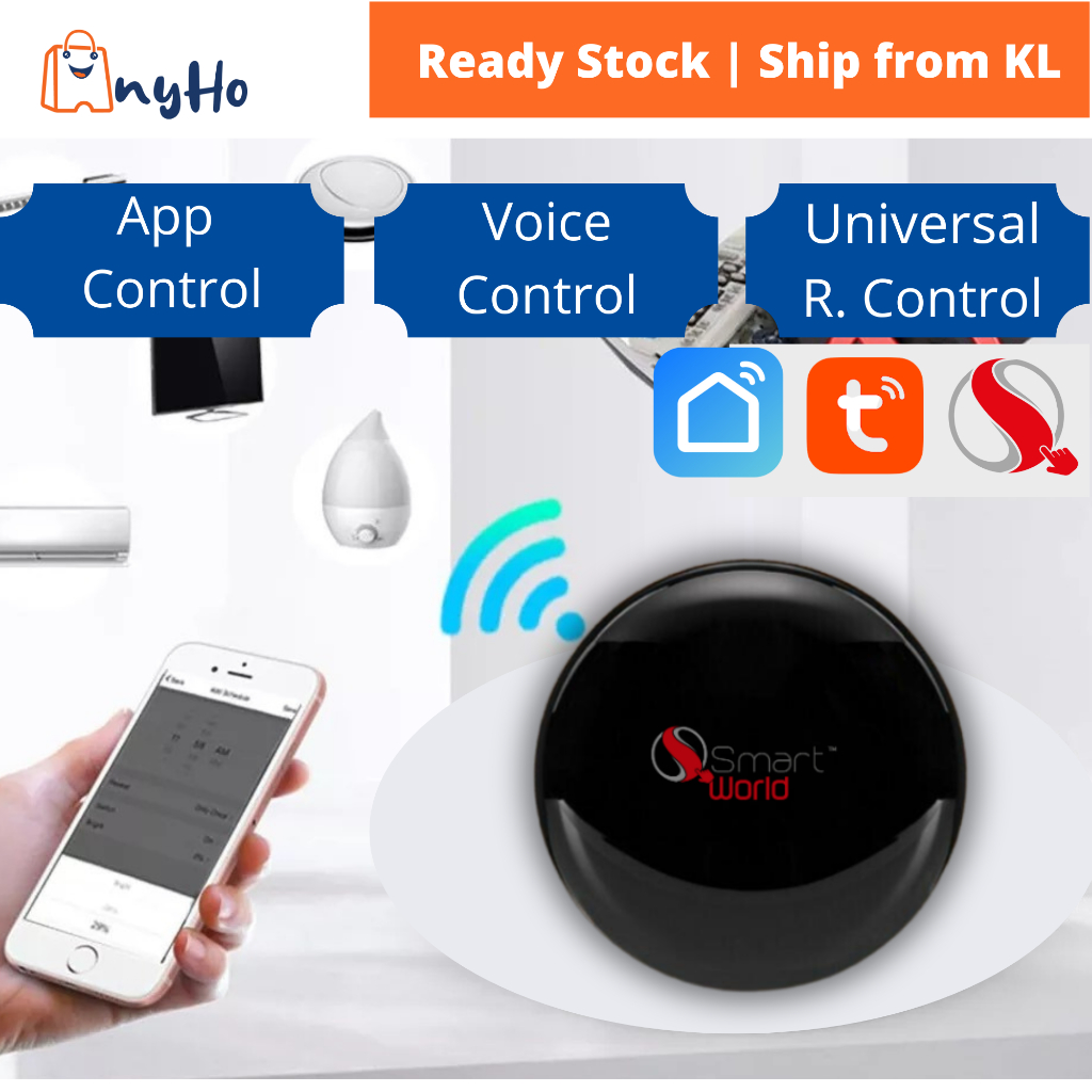 TUYA SMART Wi-Fi Infrared Universal Remote Control WiFI IR Smart Controller Alexa/Google Home