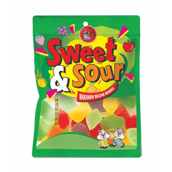 Sweet&Sour Jelly Candies/Gula Lembut - 100g