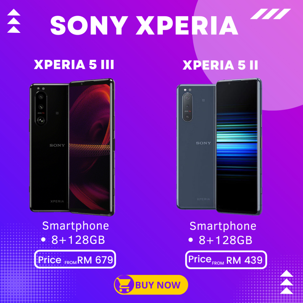 Sony Xperia 5 iii & Xperia 5 ii 8GB RAM 128GB ROM (Original Second)