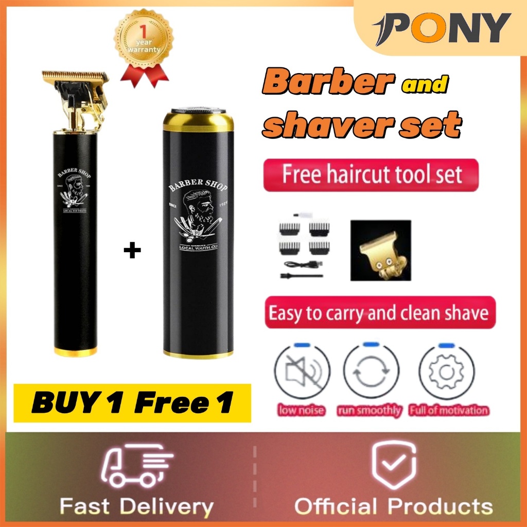 KEMEI Electric Hair Clipper Hair Trimmer barber beard trimmer Shaver Man Trimmer Beard Cutting Mach mesin rambut-Pony