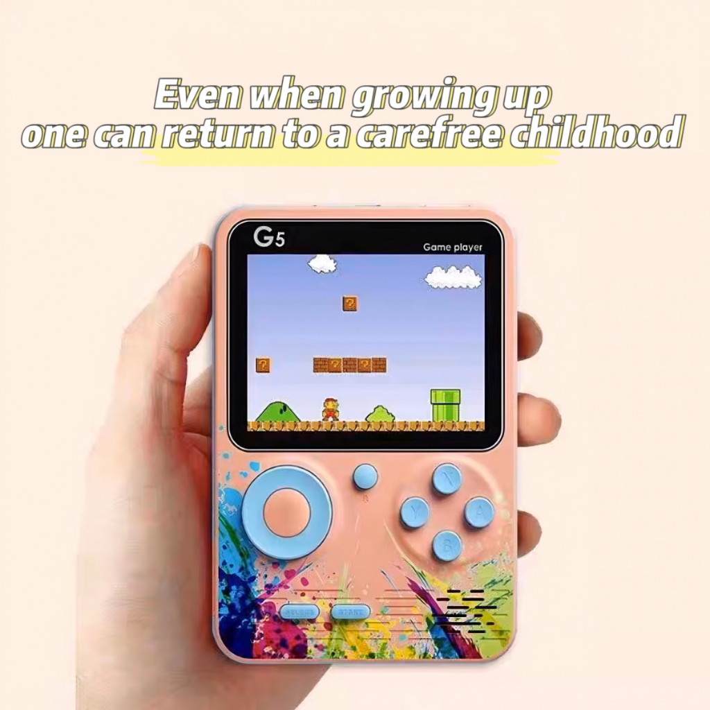 G5 Game Player Portable Handheld Gameboy Macaron Game Console Built in 500 in 1 Games Retro Video Game Machine