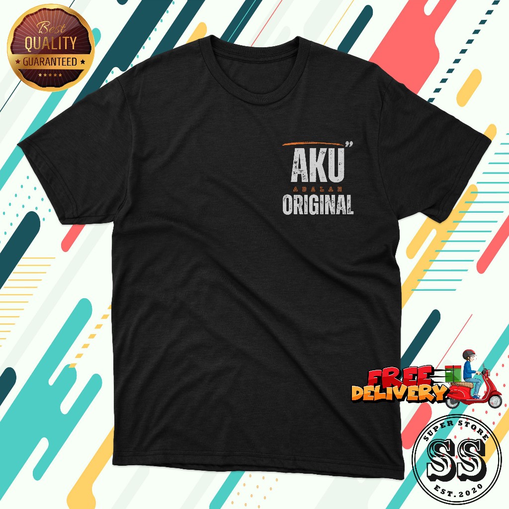 ADULT AKU ORIGINAL SMALL PREMIUM COTTON TSHIRT HIGH QUALITY BAJU MURAH