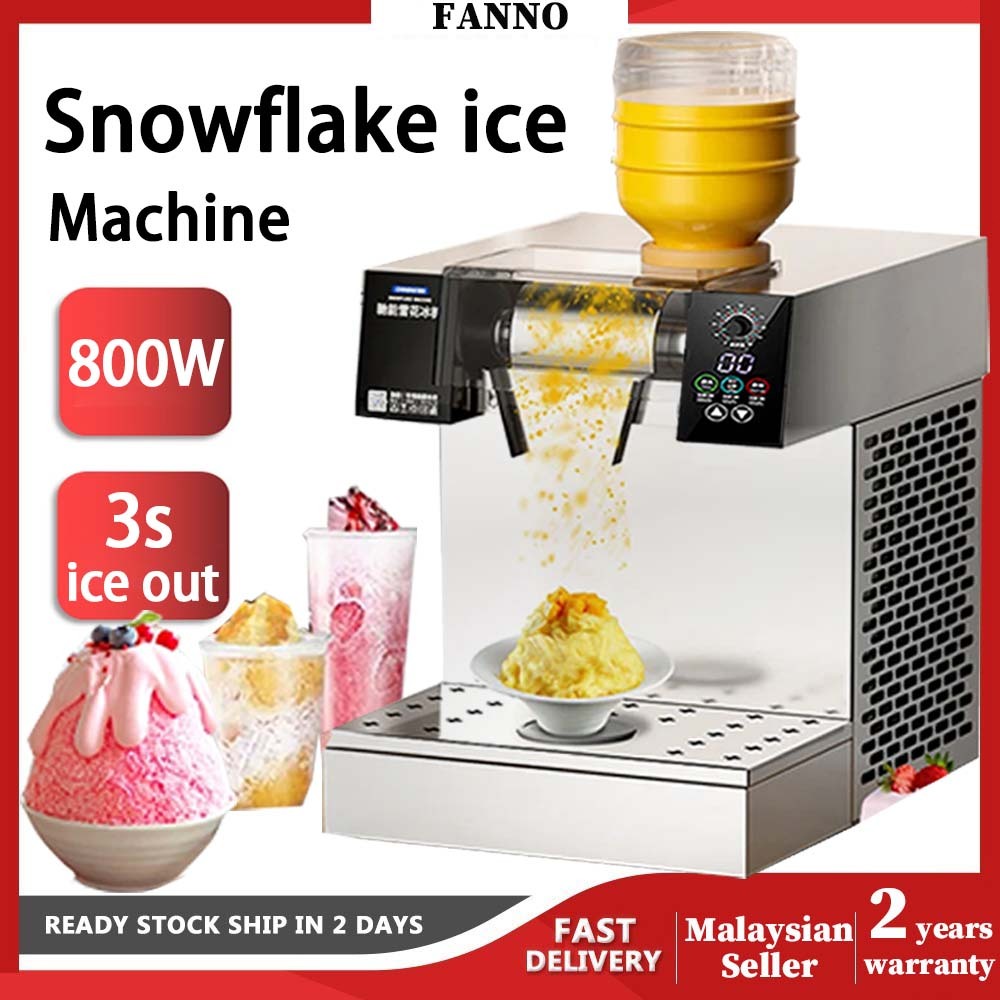 🇲🇾Premium+™ Snowflake Ice Machine Commercial Ice Maker Smoothie Cream Ice Crusher Dessert Ice Snow Shave Machine 雪花冰机制冰机