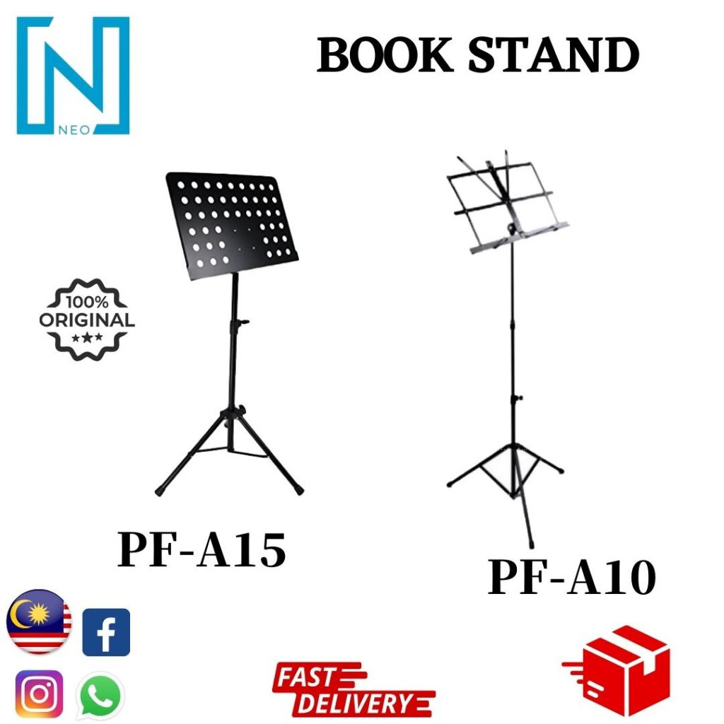 PIANO BOOK STAND PF-A10 AND PF-A15