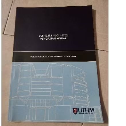UQI10202/UQI10702 MORAL UTHM second book