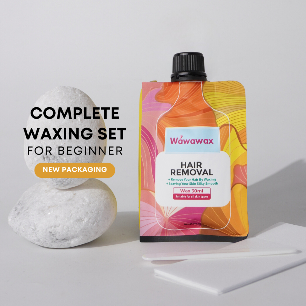 WAWAWAX Wax Penanggal Bulu 30ml Kit Permulaan (Hair Removal Wax 30ml Starter Kit)