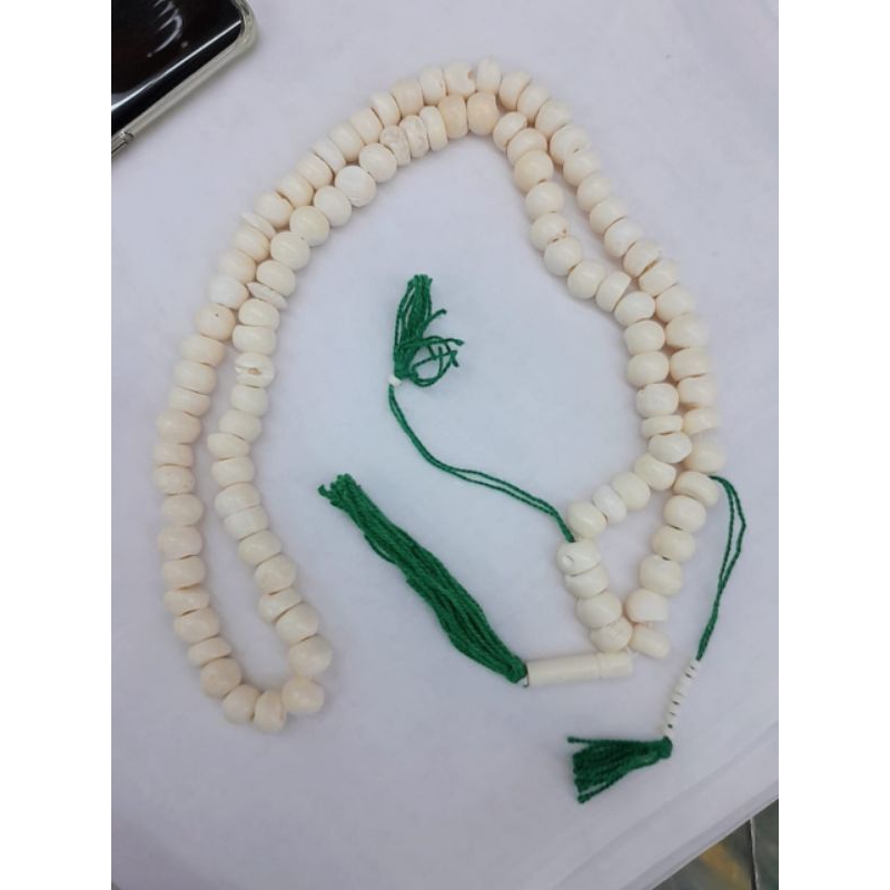 TASBIH TULANG UNTA 8MM 100BIJI TULANG ORIGINAL