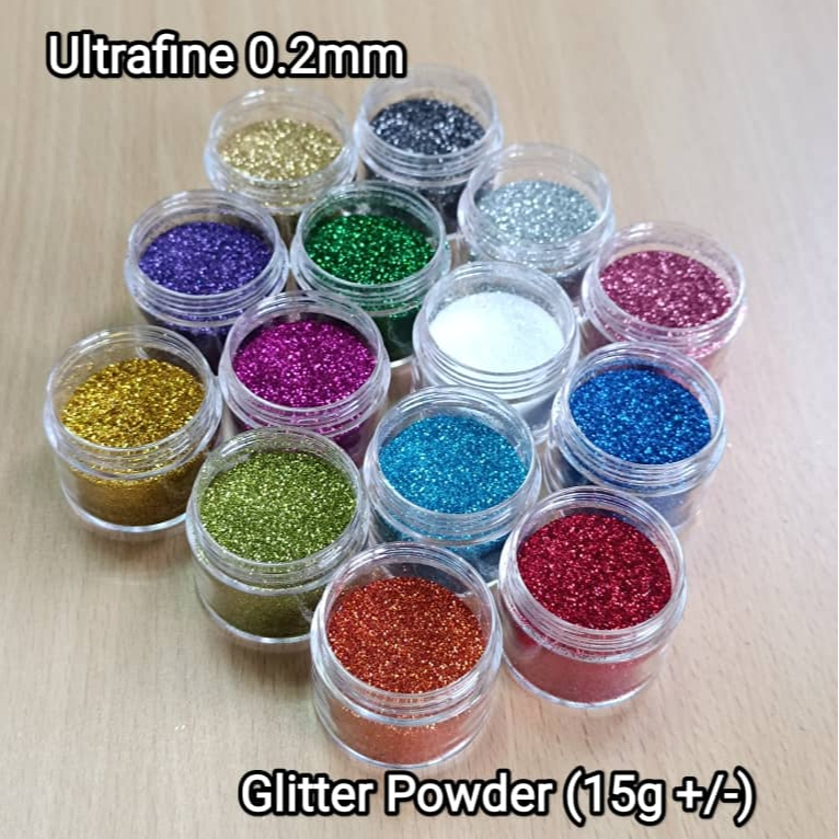 0.2mm- Glitter Powder/ 15g Extra Fine Glitter/ Metallic Gold Dust / Iridescent Glitter for Resin Crafts/ DIY Jewelry