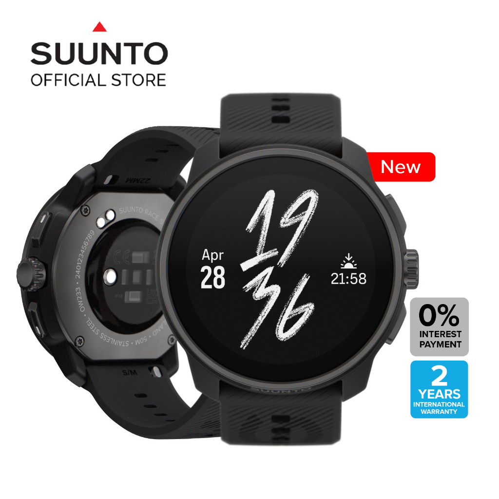 [NEW] Suunto Race S All Black - Ultimate performance watch for racing and training. Just smaller.
