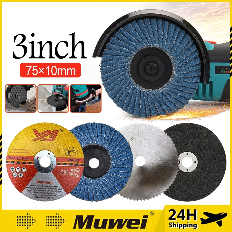 3“ Cutting Disc Louvre Disc Angle Grinding Disc Saw Blade Disc Cakera Pemotong Louvre Cakera Sudut Pengisaran Cakera打磨片