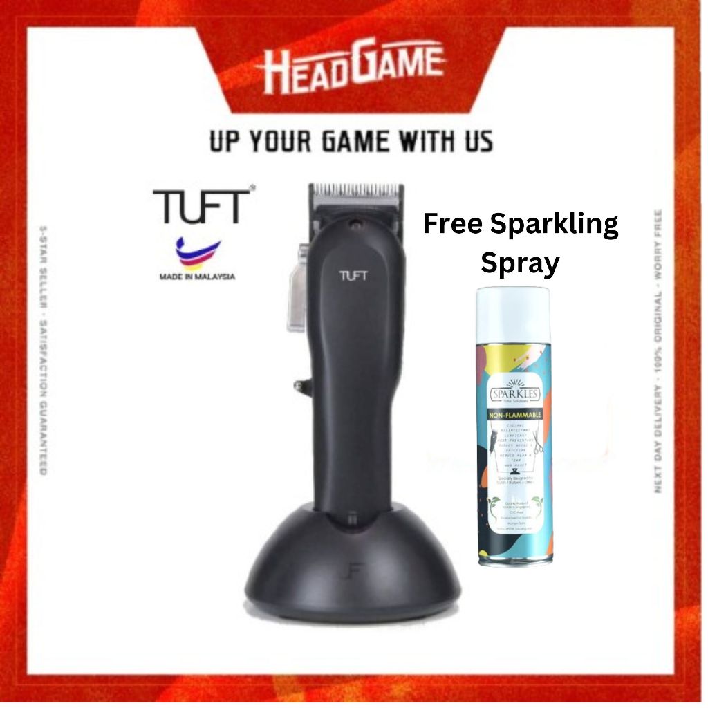 [NEW] Tuft Elite 1881 Professional Hair Clipper Cord/Cordless + Free Sparkling Spray