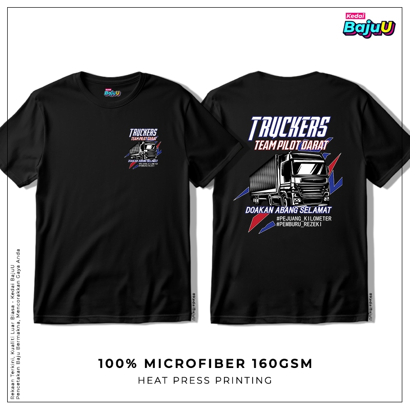 ✅LMK【Kedai BajuU】Turcker Team Pilot Darat | Doakan abang selamat #pejuang kolimeter #pemburu rezeki┃Baju Kata Viral