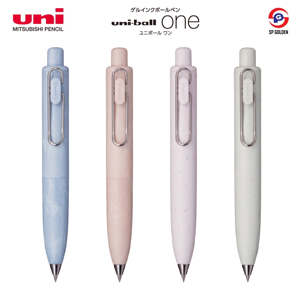 Uni ball One P Bath Bomb Series Gel Pen (Pocket Size) 0.38mm/0.5mm Black Ink UMN-SPT