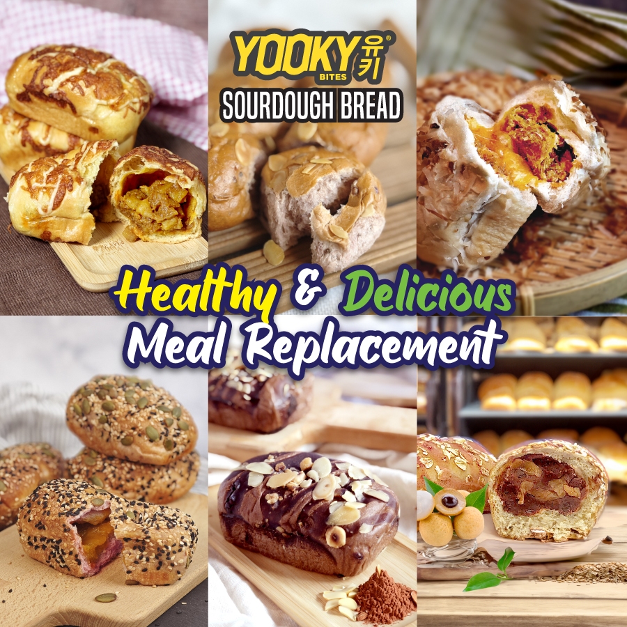 Yookybites New Pillow Bun Sourdough Fresh Daily Baked Halal Ingredient Makanan Kesihatan 健康食品 酸面包