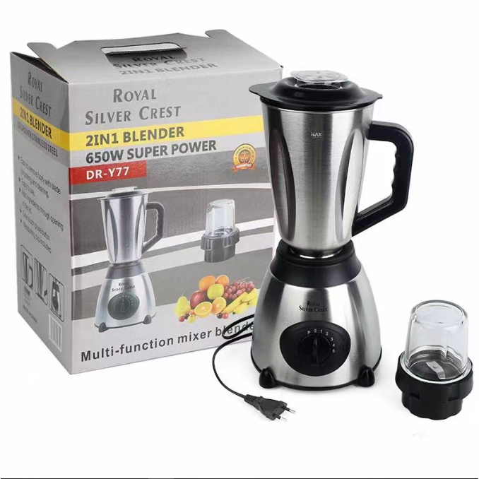 Royal Silver Crest 2in1 blender DR-Y77 650W Super power, multi function mixer blender