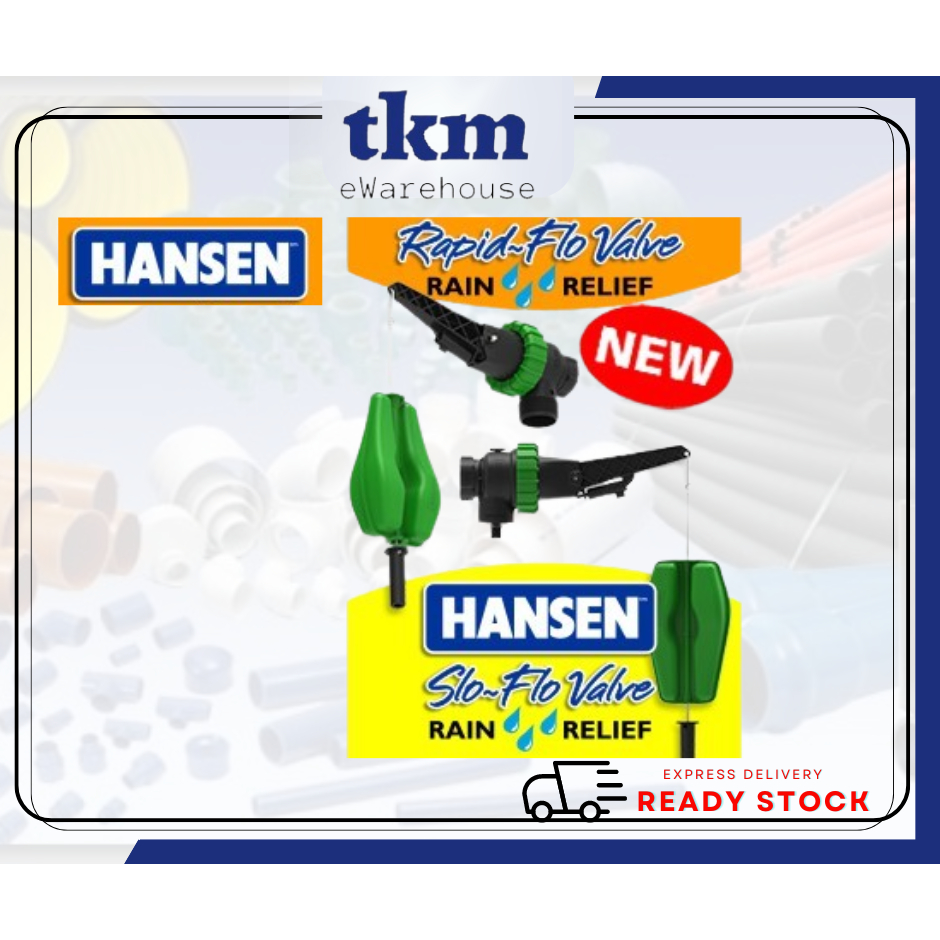 [TKM] RAIN RELIEF VALVE HANSEN TOP UP VALVE BACKUP WATER ( FAST FLOW ADAPTOR 20MM,25MM & 50MM) RAINWATER HARVESTING