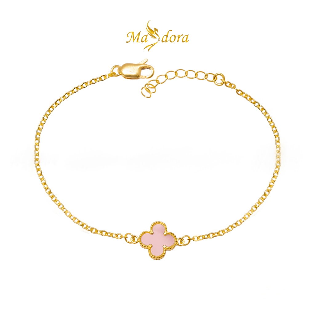 MASDORA 916 Gold Bracelet Rantai Tangan Emas ~ 1F Budget Clover - M (EMAS 916/22K)