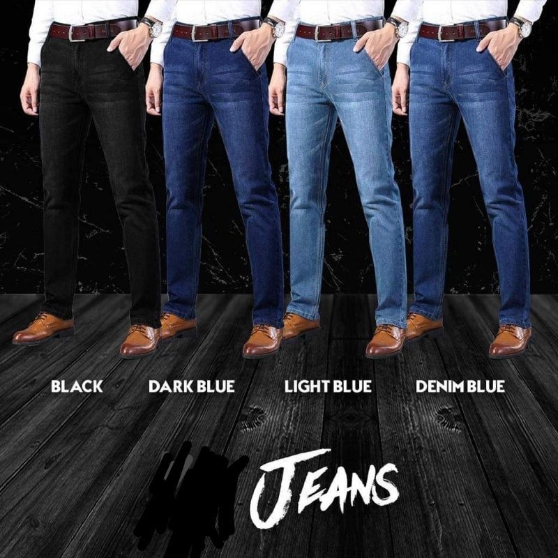 seluar jeans  Lelaki Super Stretchable Kain Terbaik  Seluar Jeans Premium Quality