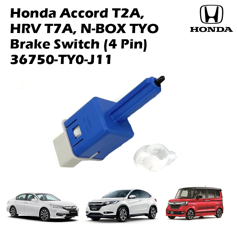 Honda Accord T2a, City T9a, Jazz T5a, Hrv T7a, N-Box Tyo Brake Switch (4 Pin) 36750-TY0-J11