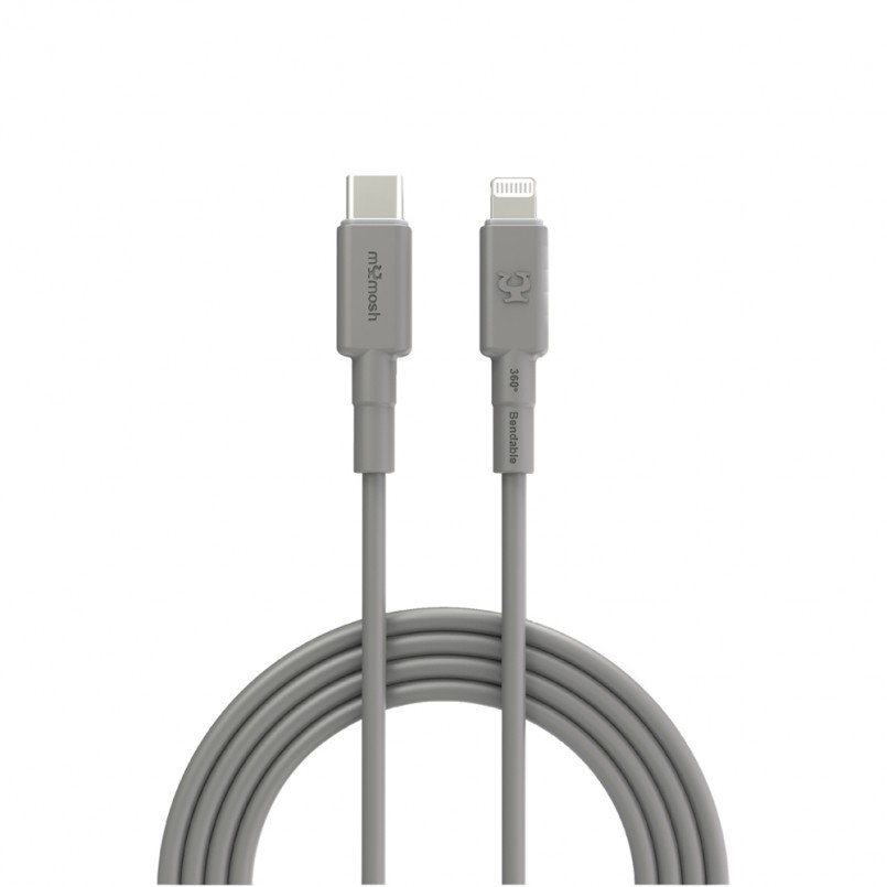 MYMOSH EL-C2L120 CABLE I-CABLE TO USB-C PD 1.2M/FAST CHARGING/ 30KG TEAR RESISTANCE/ CHARGE & SYNC/ 