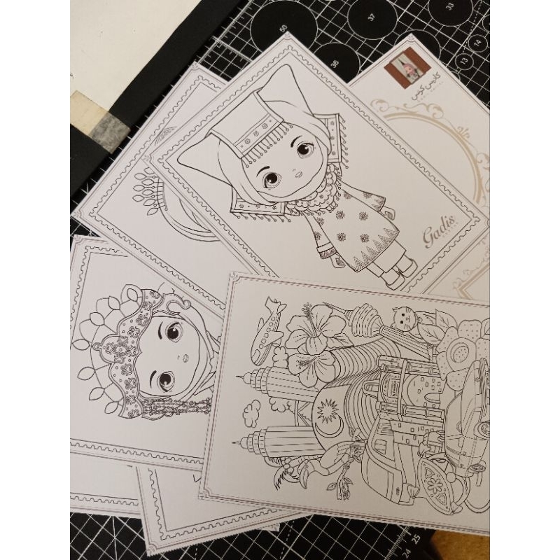 Set kertas mewarna(seri kandi)