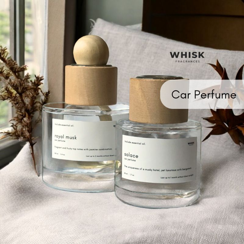 WHISK Car Perfume | Car Fragrance | Diffuser | Pewangi Kereta | Minyak Wangi Kereta | Essential Oil