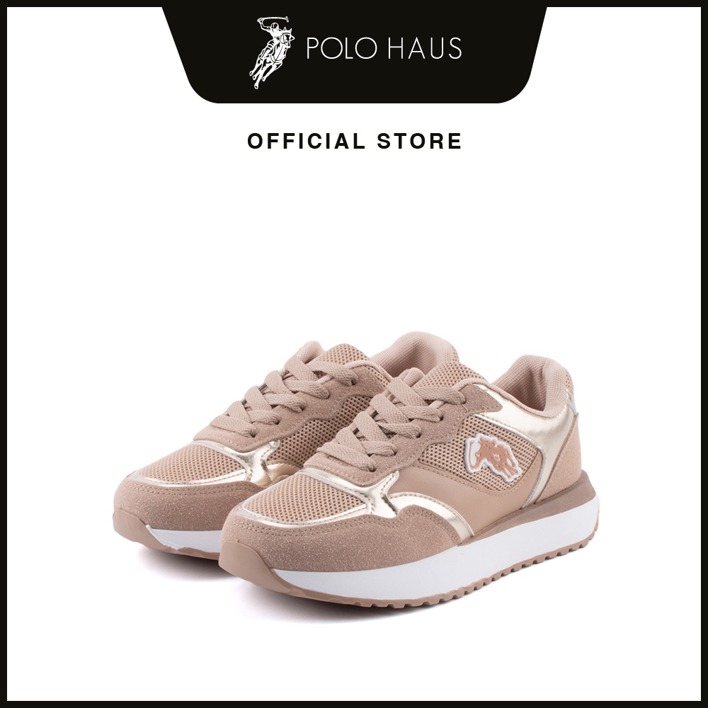 POLO Ladies Fashion Sneakers Shoes -P62305-TF01SV-52-BEIGE