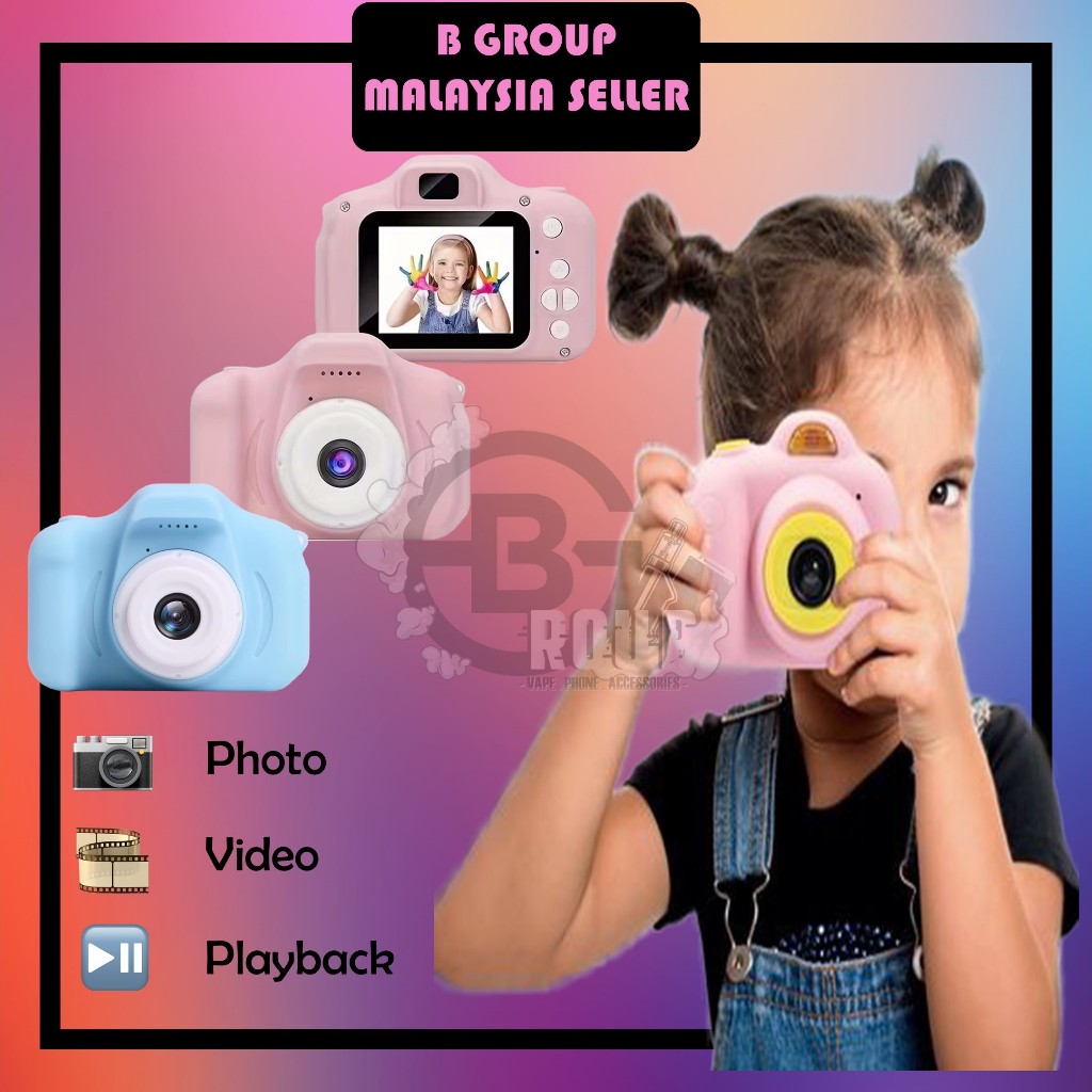 Cute Children Digital Camera HD Mini Kids Camera 2 Inch Action Camera Best Gifts