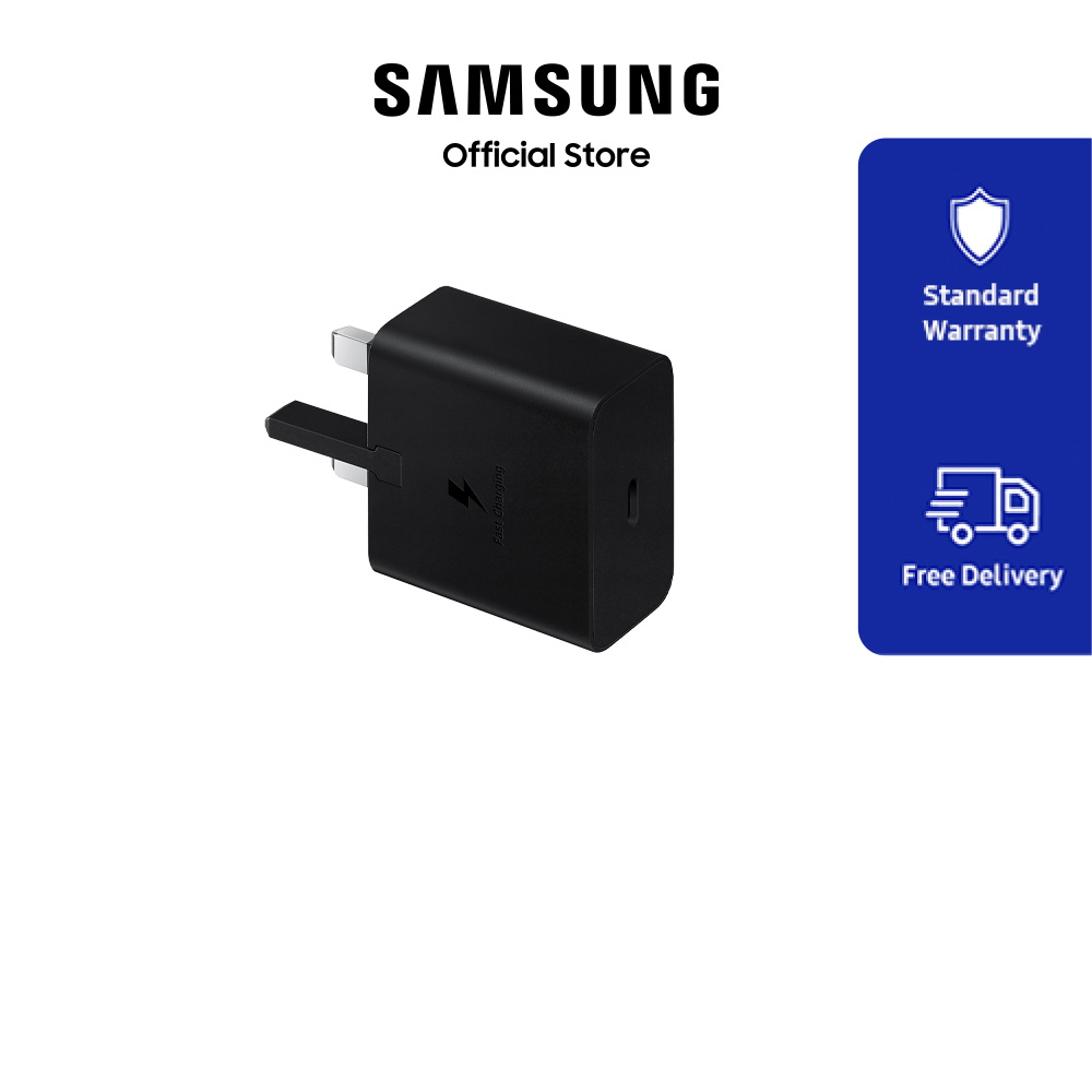 Samsung 15W Fast Charge (C to C) Travel Charger WITHOUT Cable (Random Colour)