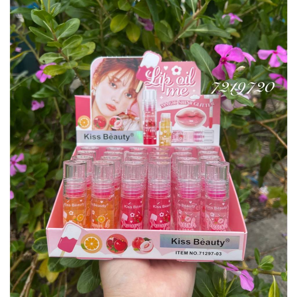 READY STOCK ( WHOLESALES RM 2.00/1PCS) LIP OIL ME MAGIC SHINNY GLITTER LIP GLOSS