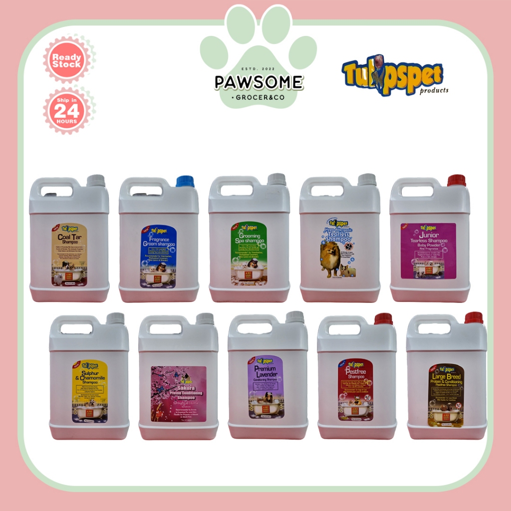 TULIPSPET Shampoo For Dogs & Cats 4L