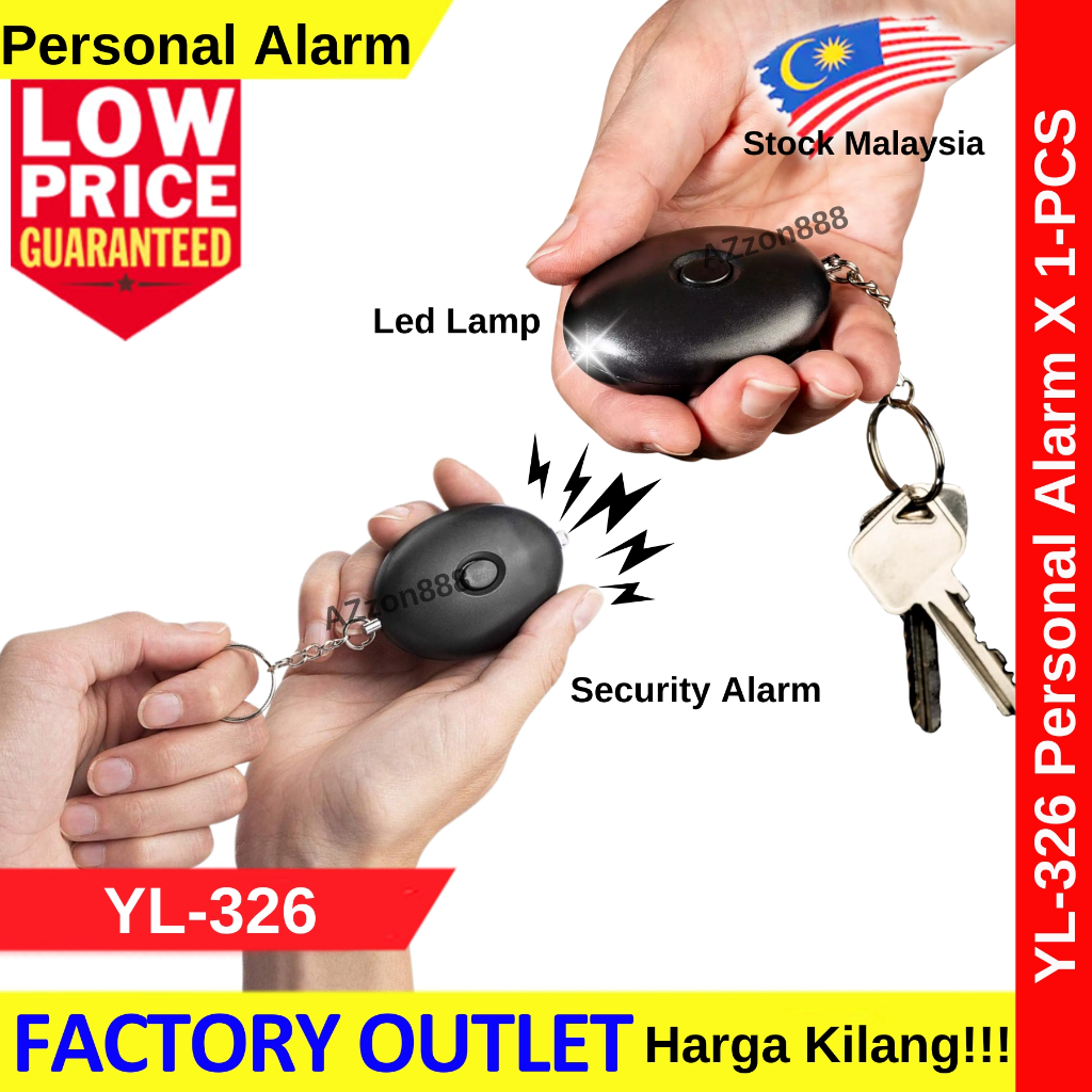 Personal Alarm self-defense keychain 103dB Self Defense Alarm Keychain Emergency LED Lamp #YL-326 #警报器 #female #child