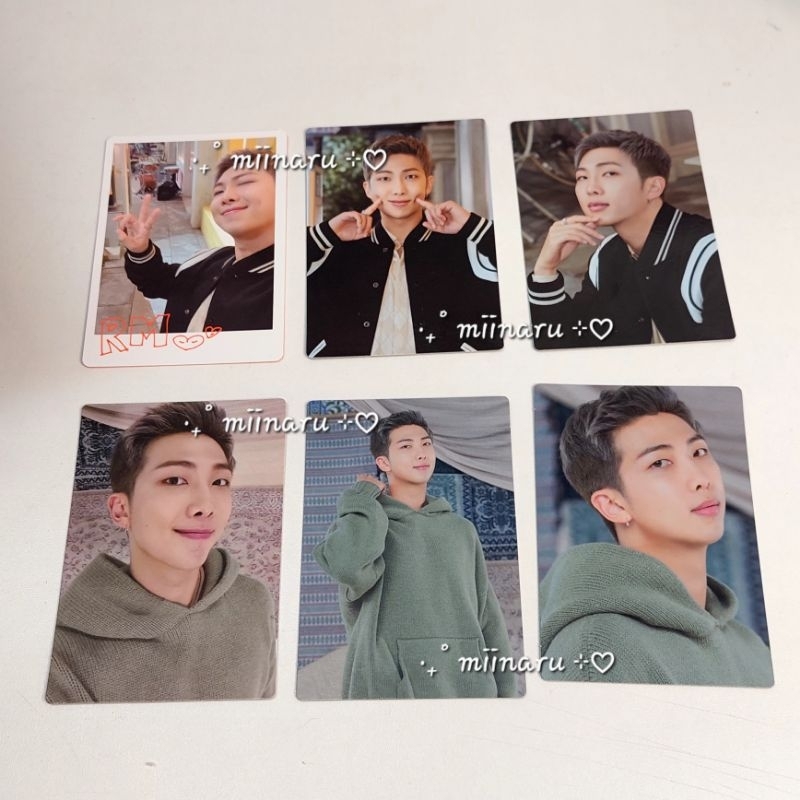 ‧₊˚ read description | rm / kim namjoon bts official photocards ⊹♡