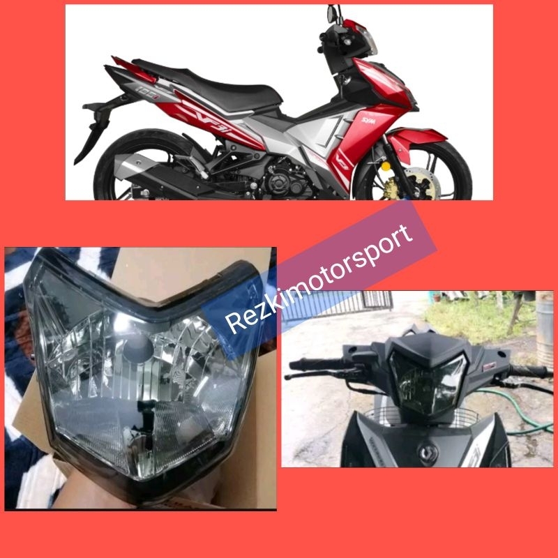 Vf3i Lampu Depan Gelap / Standard Cerah Sym 185cc Rezkimotorsport