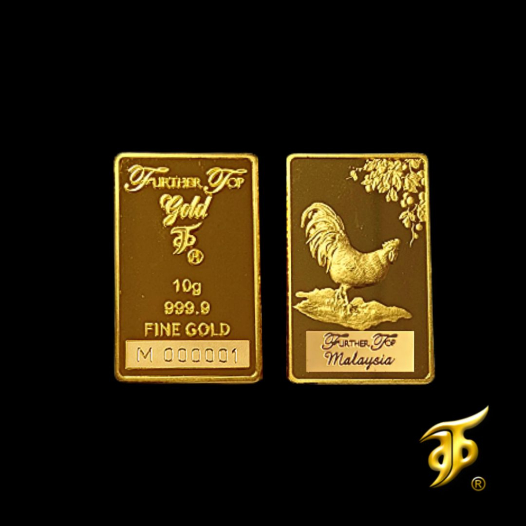FURTHER TOP 999.9 Gold Bar ( 10g ) - CHINESE ZODIAC 十二生肖&hellip;
