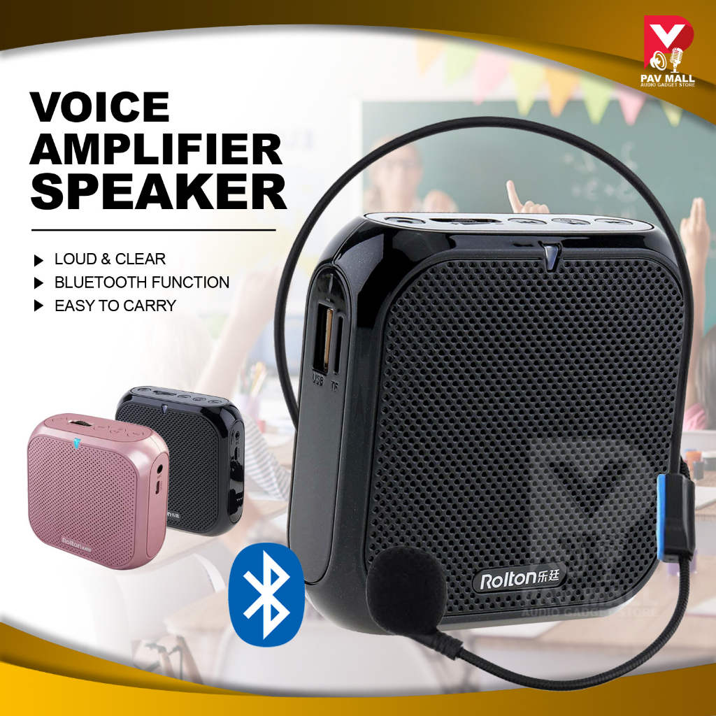 Rolton K400 Voice Amplifier Speaker Microphone | Pembesar Suara Mikrofon for Teacher 小蜜蜂 擴音器 教師