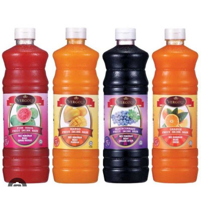 Ready Stok Vergold Amway Pati Buah Pekat Sebenar Pelbagai Perisa ( 1L)