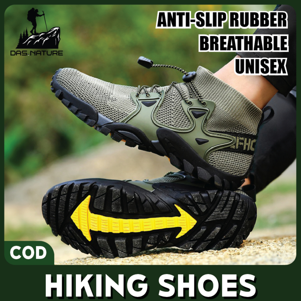 Das Nature™ Camping Hiking Shoes Outdoor Anti-Slip Mountain Trekking Climbing Hike Shoe Running Sport Kasut Mendaki