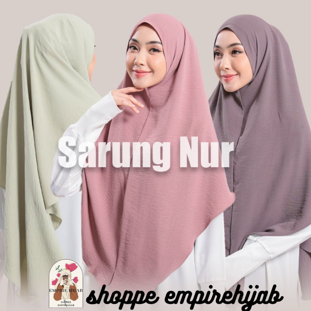 TUDUNG SARUNG NUR BIDANG 60 HIJAB GALERIA