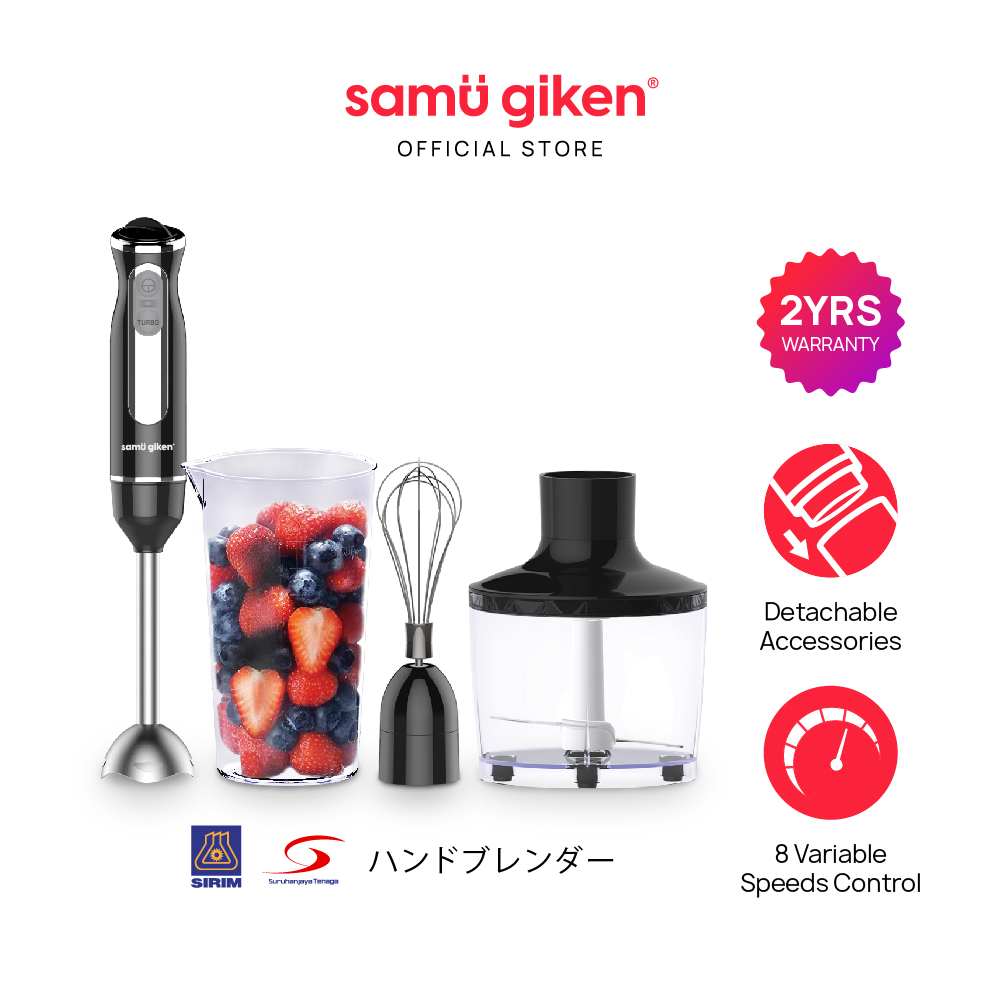 Samu Giken Multifunction Hand Blender with 8 Speed Hand Blender (600W)